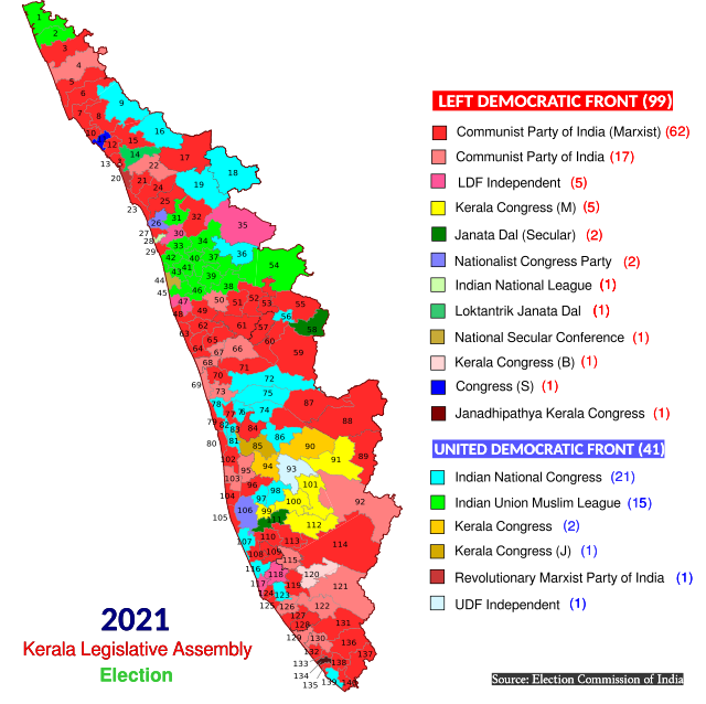 Latest Polls 2024 Electoral Map Kerala Rayna Cathrine